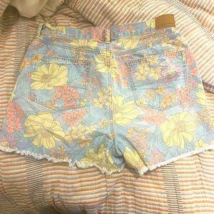 AE floral print mom shorts